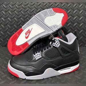 Air‎ Jordan 4 Retro Bred Reimagined (B-Grade) Sneakers FV5029-006 Mens Size 9